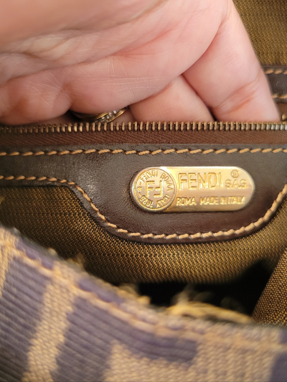 Fendi Zucca Handbag - Picture 14 of 16